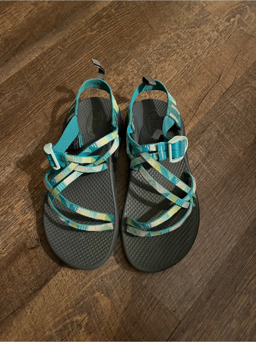 Chaco ZX2 Classic Strappy Athletic Sandals Women's Size 5 Blue Teal